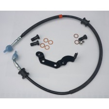 BRZDOVÁ HADICE - NA PŘEDNÍ TŘMEN - SET - 665MM - JAWA 300,350 CL, KÝVAČKA,  PÉRÁK + MODEL 42